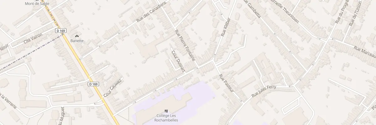 Plan du 66 Rue Kleber à Anzin