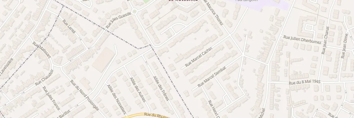 Plan du 23 Rue Marcel Cachin à Beuvrages