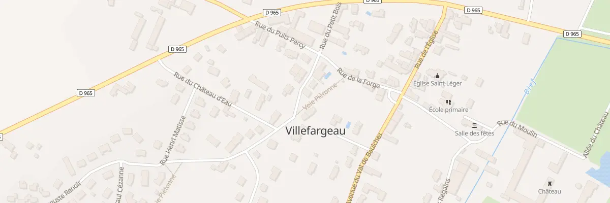 Plan du 7 Rue du Petit Bois à Villefargeau