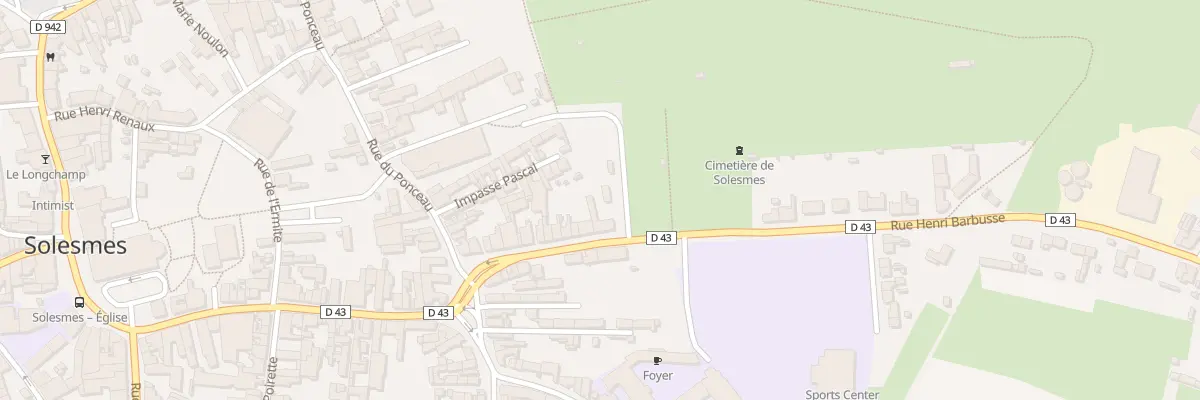 Plan du 23 Rue Henri Barbusse à Solesmes