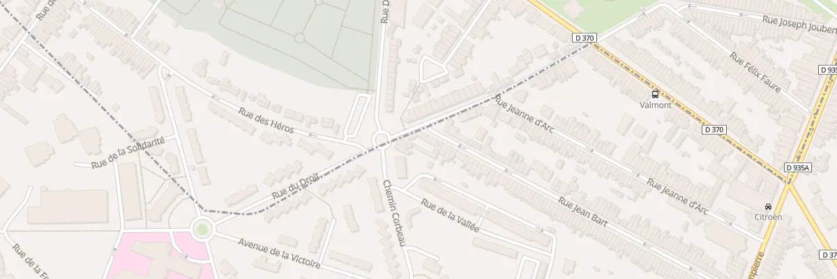 Plan du 139 Rue Jean Bart à Valenciennes