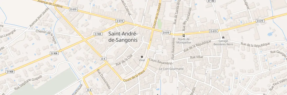 Plan du 5 Rue Bonnaric à Saint-André-de-Sangonis