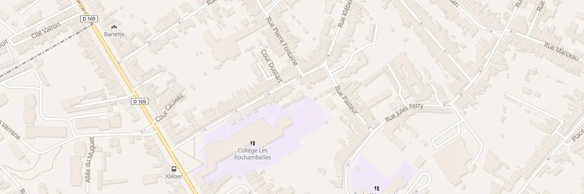 Plan du 23 Rue Kleber à Anzin