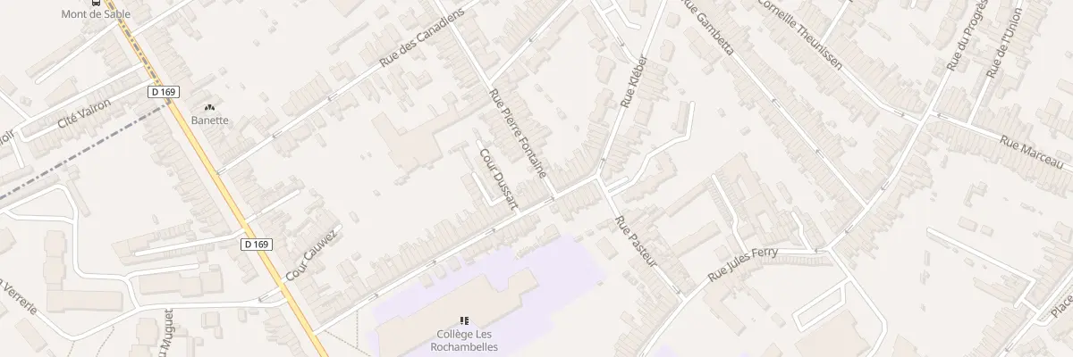 Plan du 70 Rue Kleber à Anzin