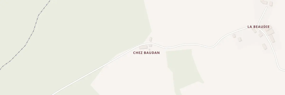 Plan du 1 Chez Baudan à Néronde-sur-Dore