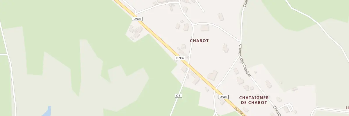 Plan du 20 Rte de Thiers à Paslières