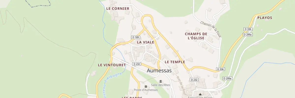 Plan du 5059 La Viale à Aumessas