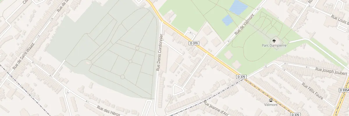 Plan du 2B Rue Denis Cordonnier à Anzin