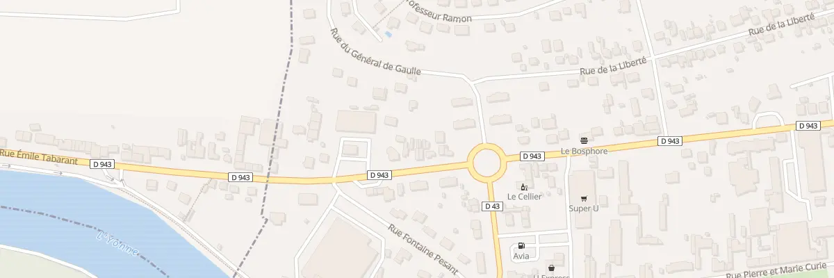 Plan du 140 Av Jean Jaurès à Migennes