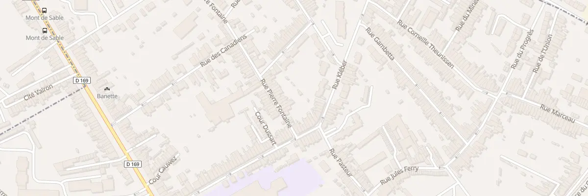 Plan du 5 Rue Pierre Fontaine à Anzin