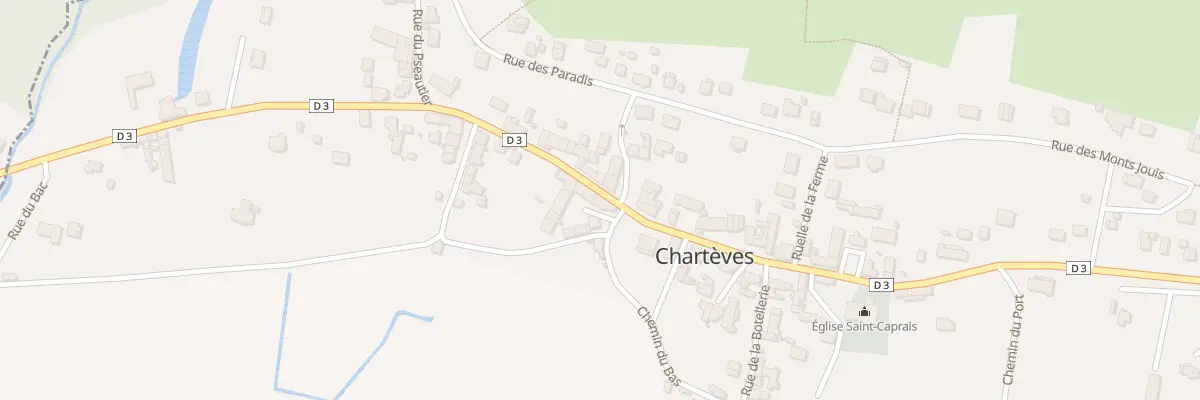 Plan de Cour de la Ferme à Chartèves