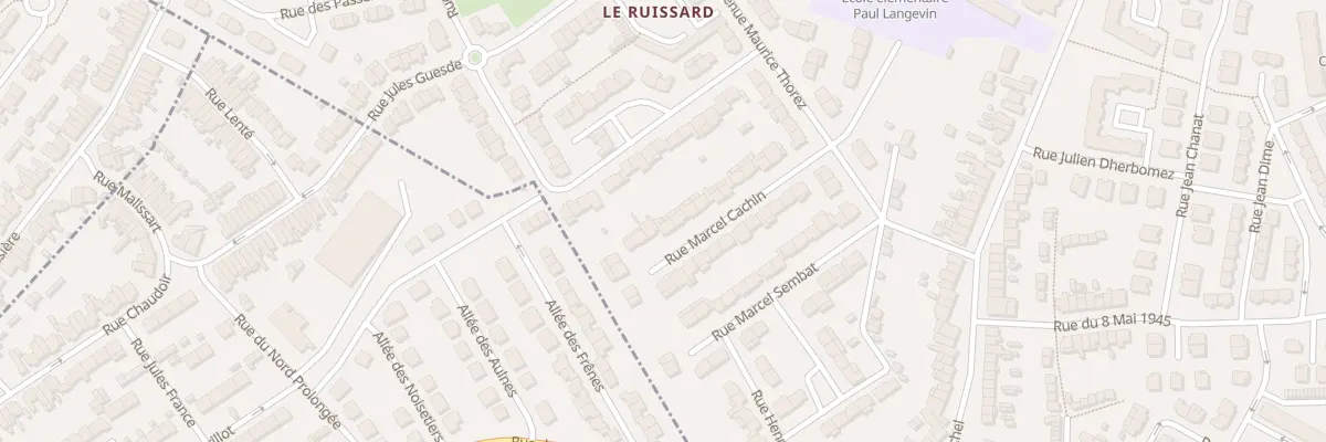 Plan du 19 Rue Marcel Cachin à Beuvrages