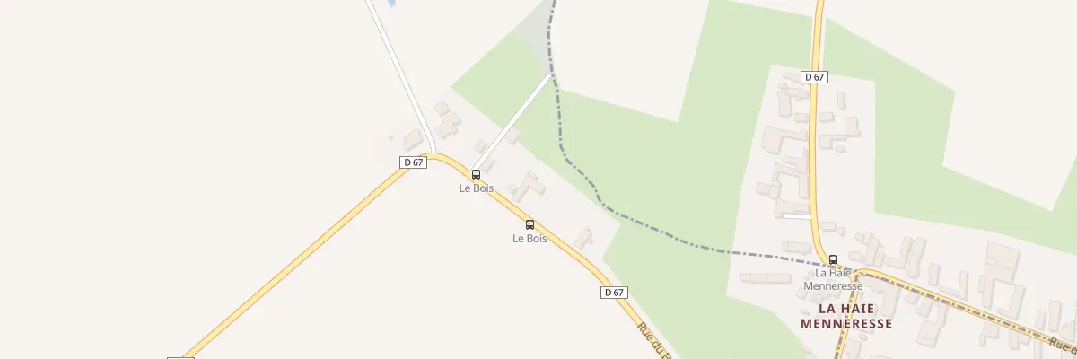 Plan du 9006 La Haye Menneresse Nord à Busigny