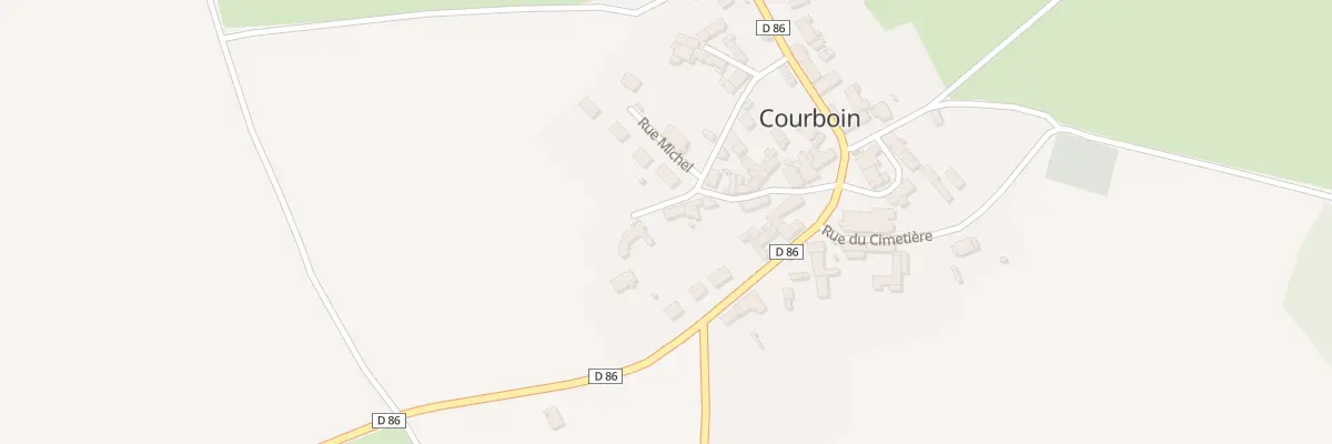 Plan du 3 Imp du Général Leclerc à Courboin