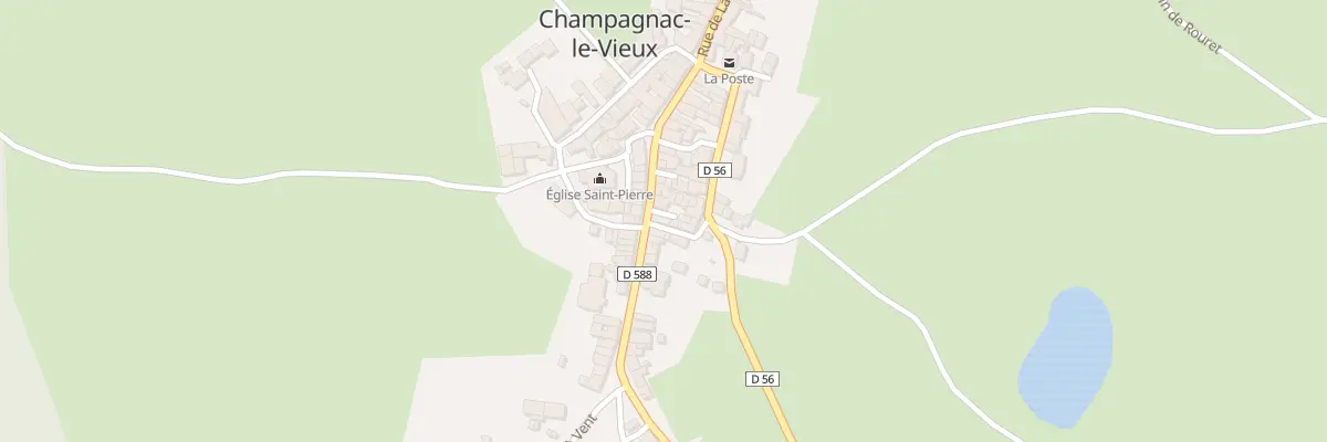 Plan du 32 Rue Principale à Champagnac-le-Vieux
