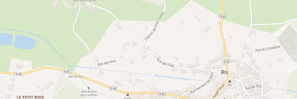 Plan du 24 Rue des Oies à Ris