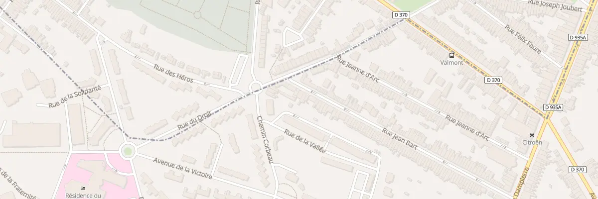 Plan du 135 Rue Jean Bart à Valenciennes