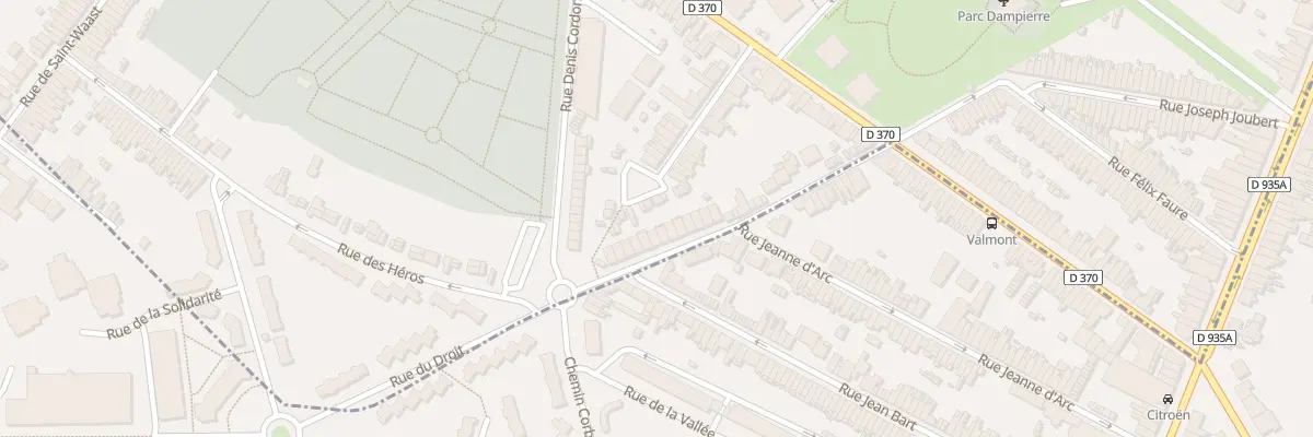 Plan du 27 Rue Leon Blum à Anzin