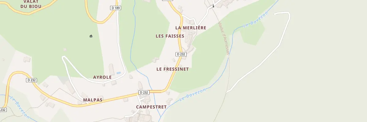 Plan du 5135 La Merliere à Aumessas