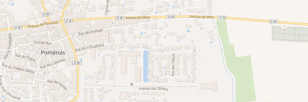 Plan du 17 Rue du Romarin à Pomérols