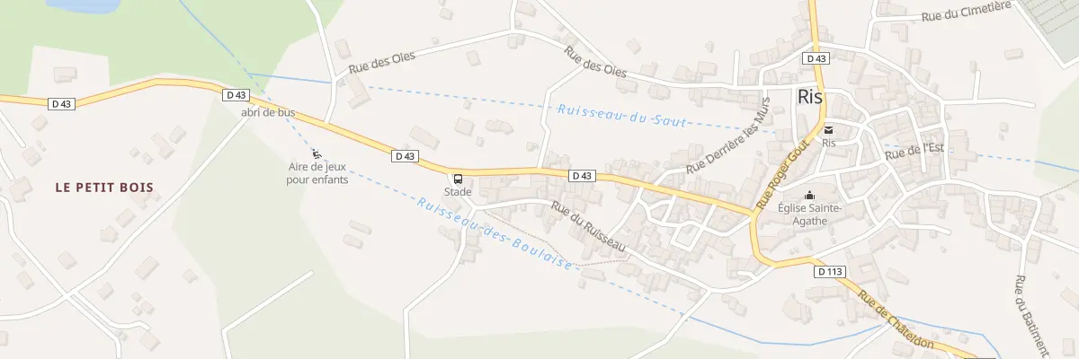 Plan du 31 Rue de la Gare à Ris