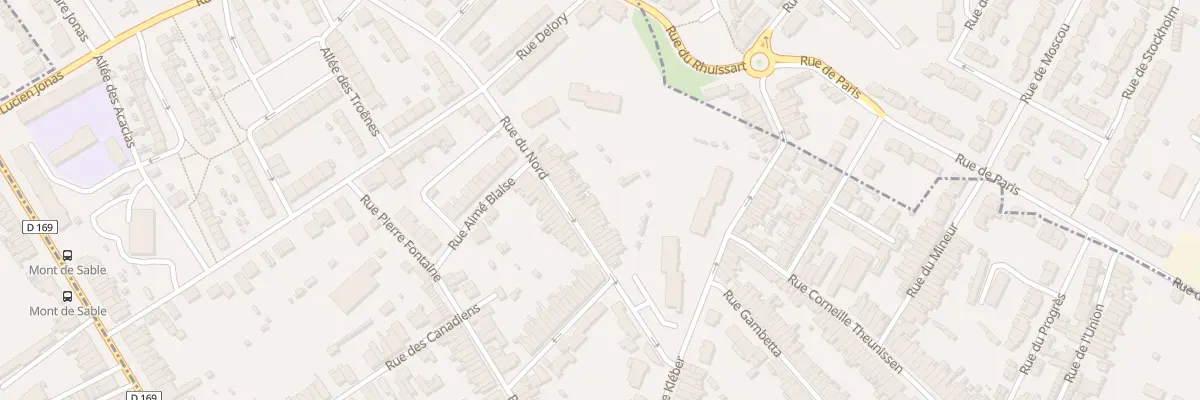 Plan du 23 Rue du Nord à Anzin