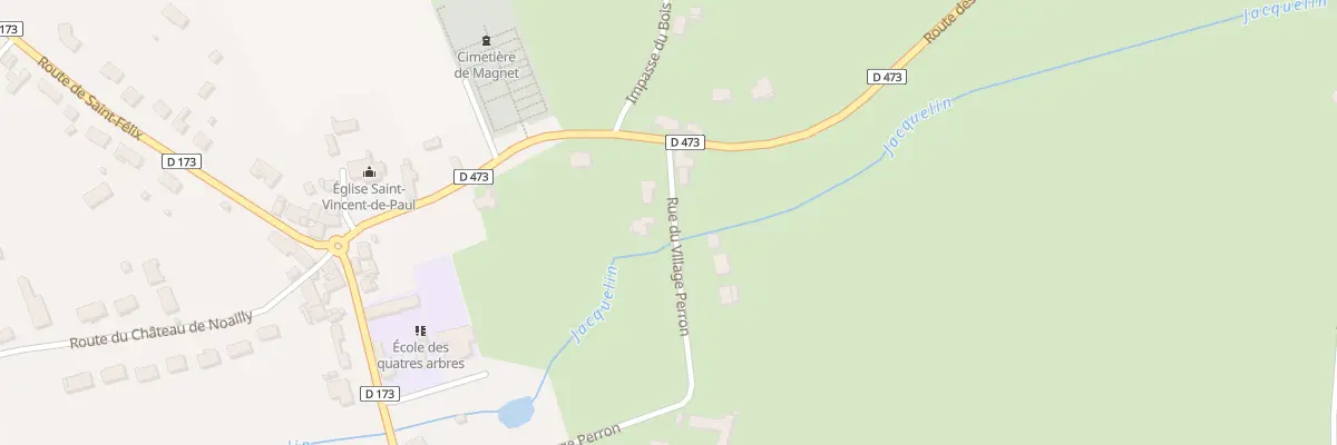 Plan du 4 Rue du Village Perron à Magnet