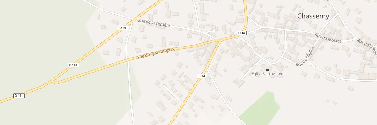 Plan du 10 Rue de Braine à Chassemy