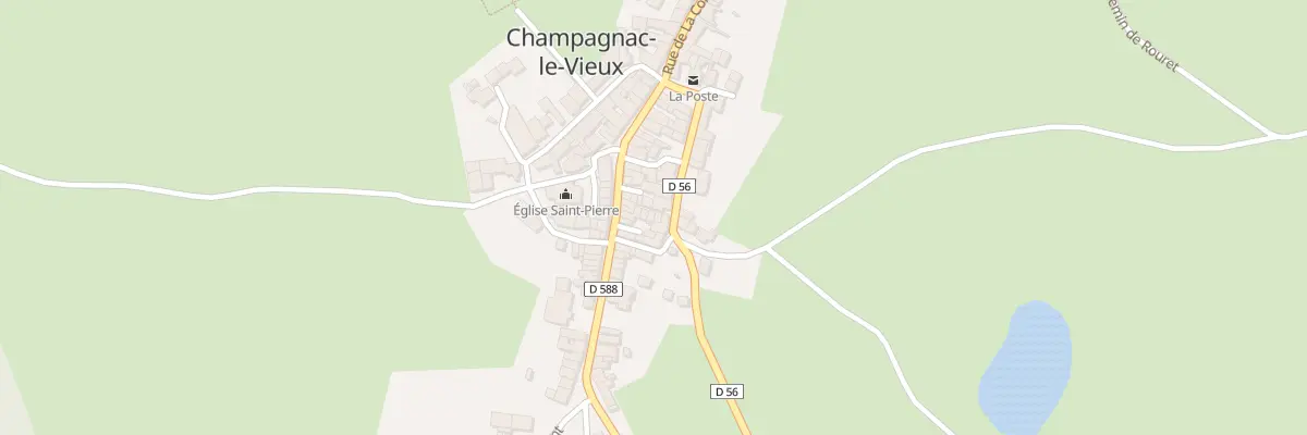 Plan du 7 Imp de la Cagna à Champagnac-le-Vieux