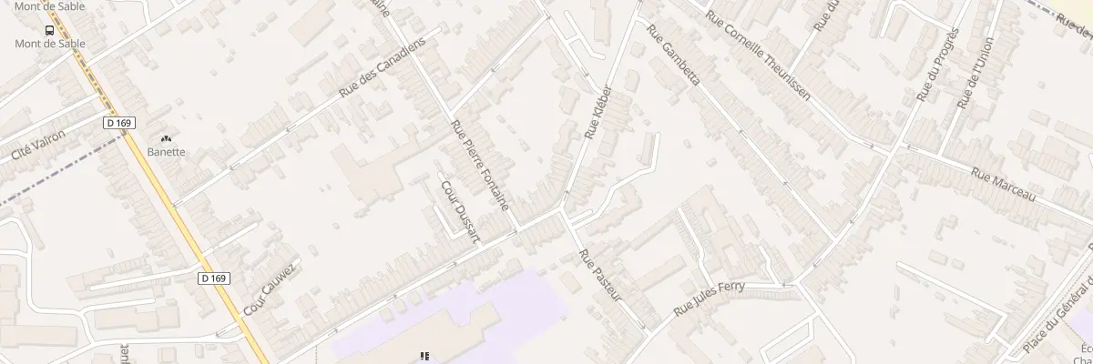 Plan du 86 Rue Kleber à Anzin