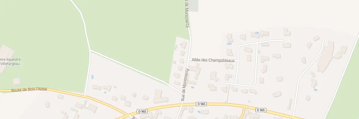 Plan du 7 Rue de Montmercy à Villefargeau