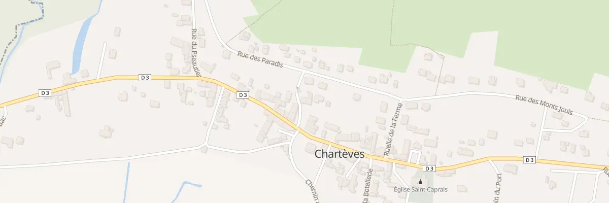 Plan du 6 Pl des Tenailles à Chartèves