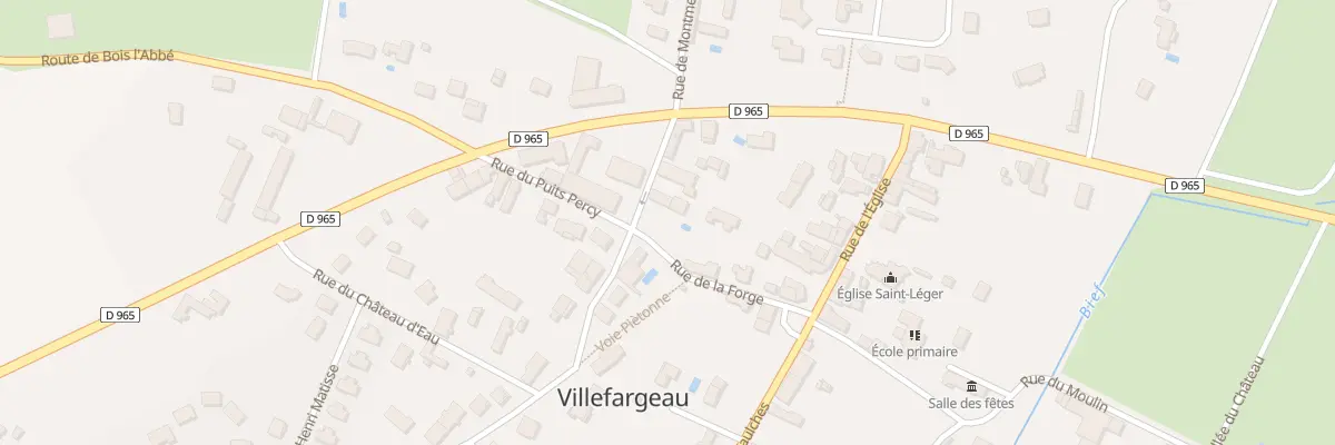 Plan du 3 Rue du Petit Bois à Villefargeau