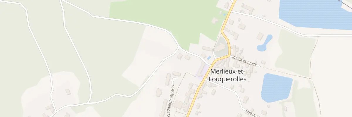 Plan du 9001F Che de la Messe à Merlieux-et-Fouquerolles