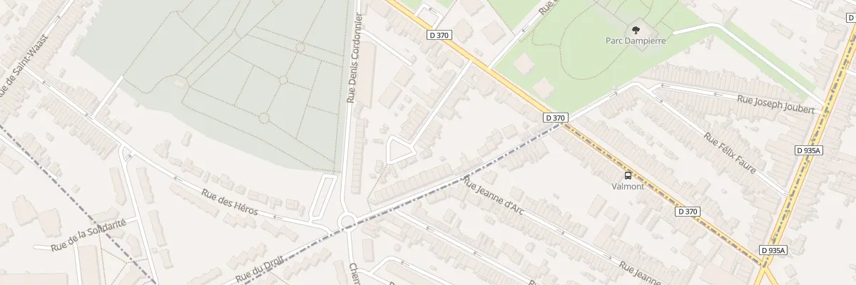 Plan du 22 Rue Theophile Jouglet à Anzin