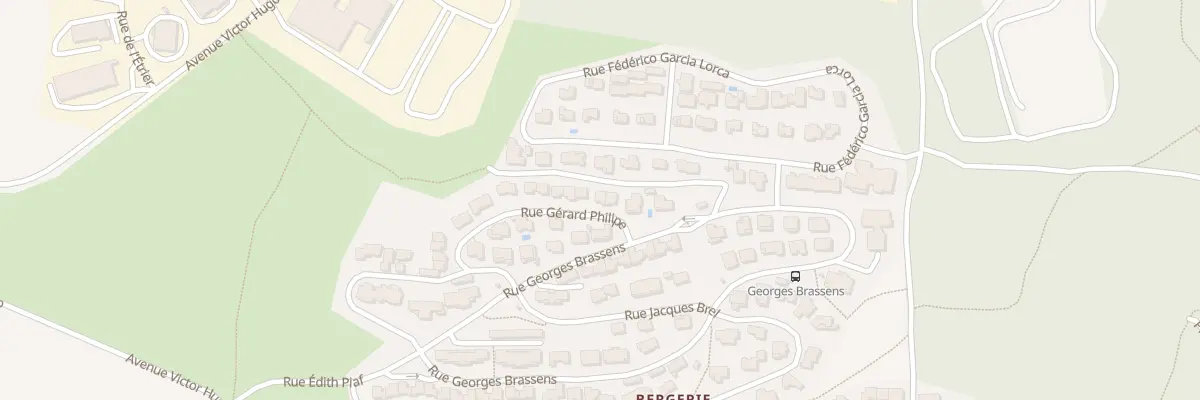 Plan du 27 Rue Gérard Philipe à Mende