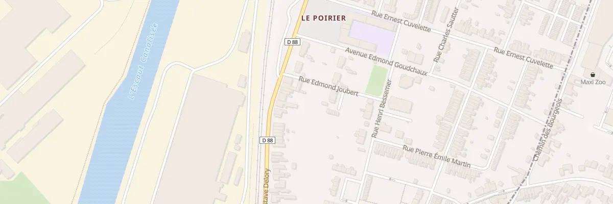 Plan du 72B Rue Gustave Delory à Trith-Saint-Léger