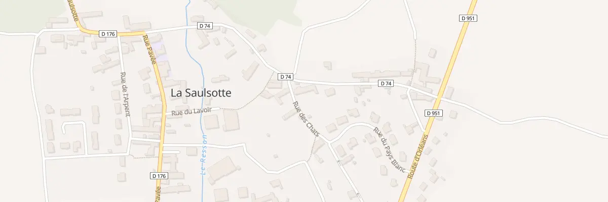 Plan du 4 Rue des Chats à La Saulsotte