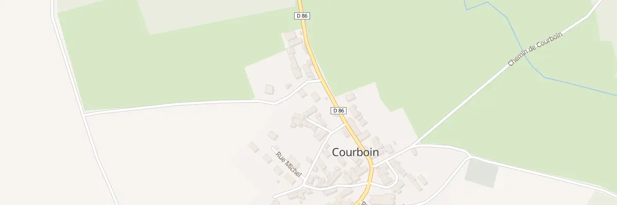 Plan du 1 Rue Principale à Courboin
