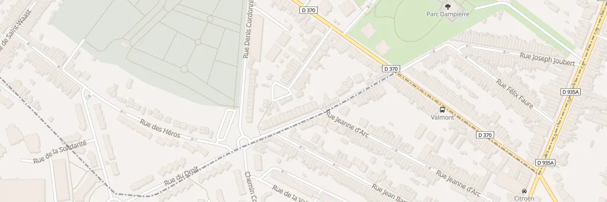 Plan du 19 Rue Leon Blum à Anzin