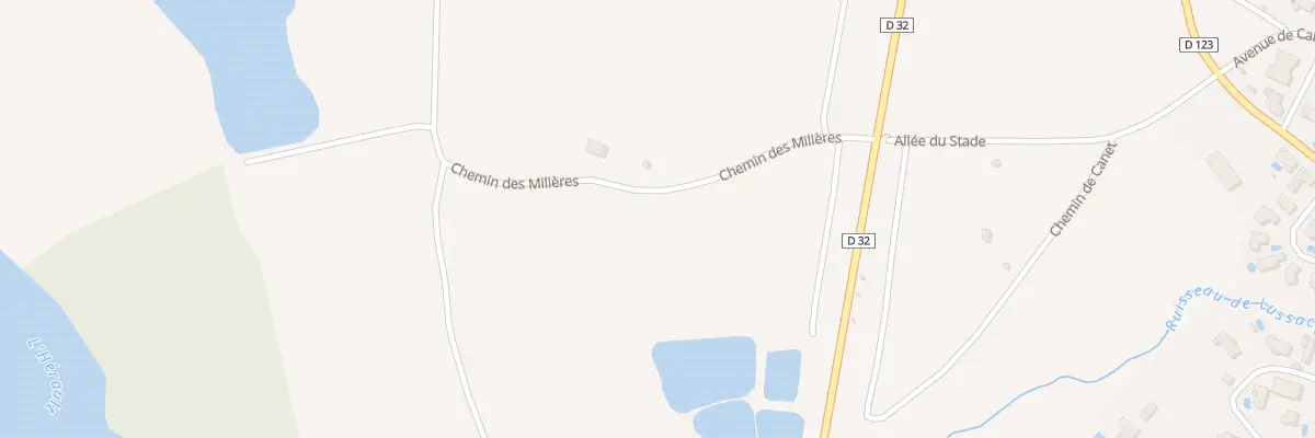 Plan du 5695F Les Tuillieres à Pouzols