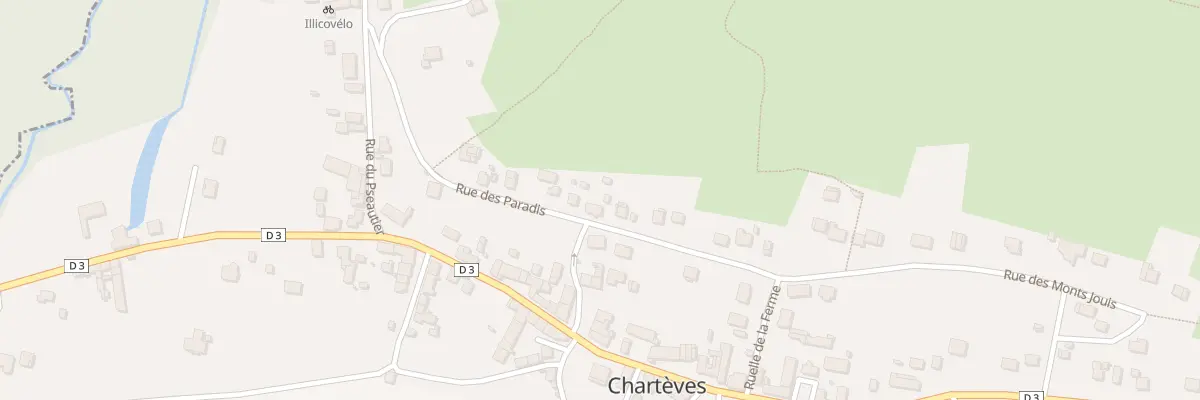 Plan du 17 Rue des Paradis à Chartèves