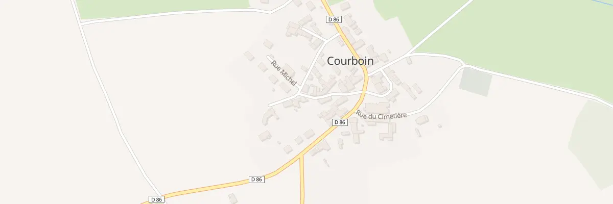 Plan du 1 Imp du Général Leclerc à Courboin