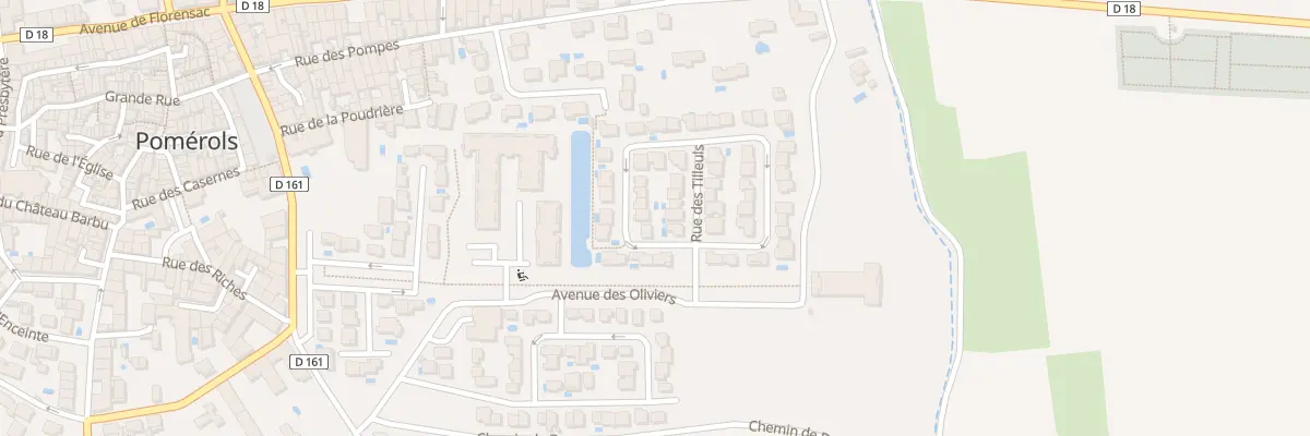 Plan du 4 Rue du Romarin à Pomérols