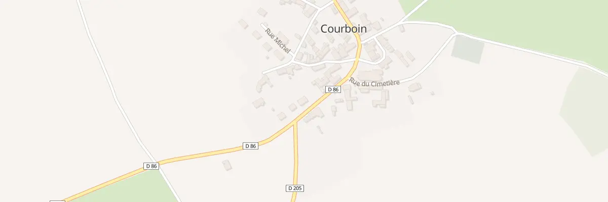 Plan du 3A Rue Principale à Courboin