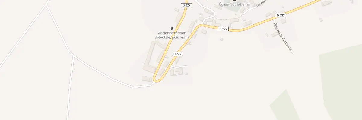 Plan du 1 Imp du Bouillon à Lesges