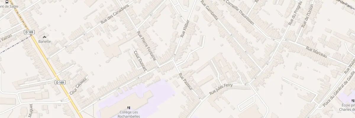 Plan du 41 Rue Kleber à Anzin