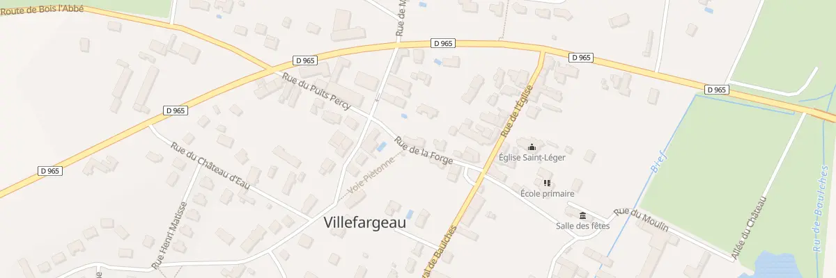 Plan du 10 Rue de la Forge à Villefargeau