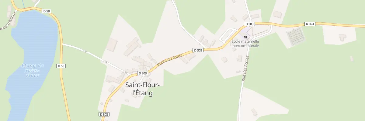Plan du 5006 Le Bourg à Saint-Flour-l’Étang
