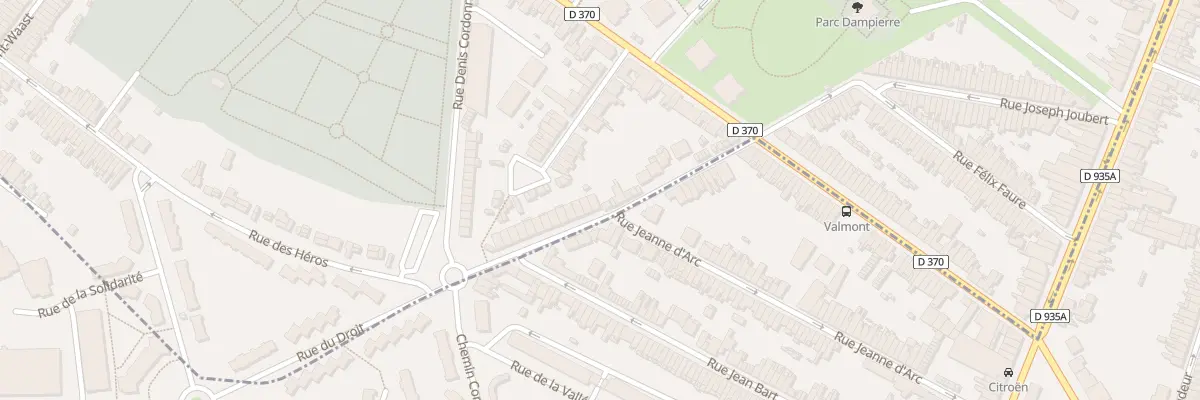 Plan du 15 Rue Leon Blum à Anzin